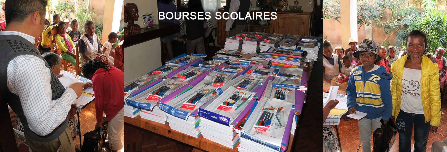 DISTRIBUTION DES BOURSES SCOLAIRES